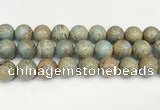 CNS338 15.5 inches 20mm round serpentine jasper beads wholesale