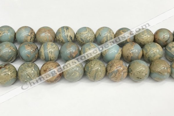 CNS338 15.5 inches 20mm round serpentine jasper beads wholesale