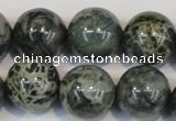 CNS404 15.5 inches 12mm round natural serpentine jasper beads