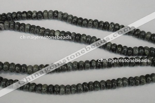 CNS412 15.5 inches 5*8mm rondelle natural serpentine jasper beads