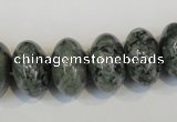 CNS416 15.5 inches 12*18mm rondelle natural serpentine jasper beads