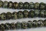 CNS510 15.5 inches 4*6mm rondelle natural serpentine jasper beads