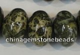 CNS517 15.5 inches 14*20mm rondelle natural serpentine jasper beads