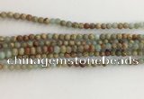 CNS700 15.5 inches 4mm round serpentine jasper beads wholesale