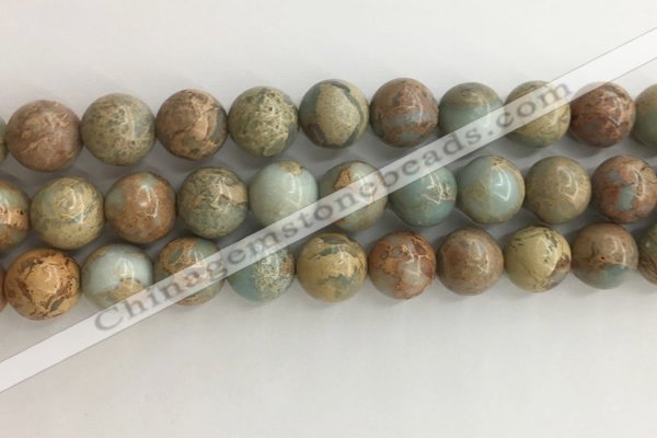 CNS704 15.5 inches 12mm round serpentine jasper beads wholesale