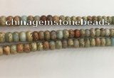 CNS714 15.5 inches 5*8mm rondelle serpentine jasper beads wholesale