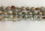 CNS721 15.5 inches 12mm flat round serpentine jasper beads wholesale