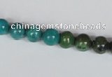 CNT03 16 inches 8mm round natural turquoise beads wholesale