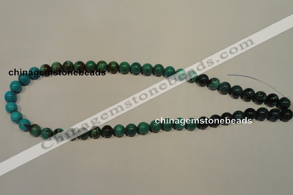 CNT104 15.5 inches 8mm round natural turquoise beads wholesale