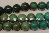 CNT106 15.5 inches 10mm round natural turquoise beads wholesale