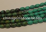 CNT116 15.5 inches 4*6mm rice natural turquoise beads wholesale