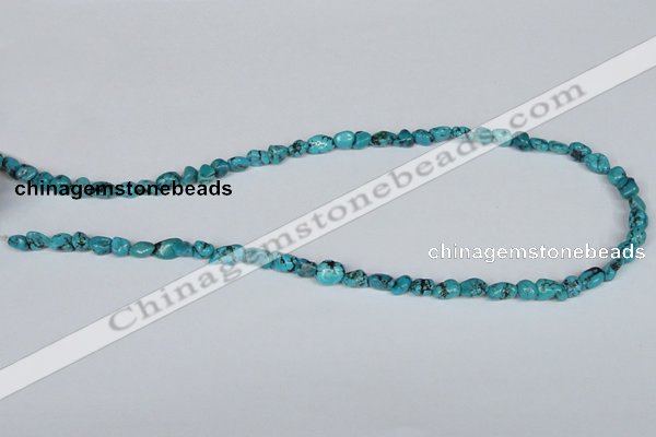 CNT17 16 inches natural turquoise chip beads wholesale