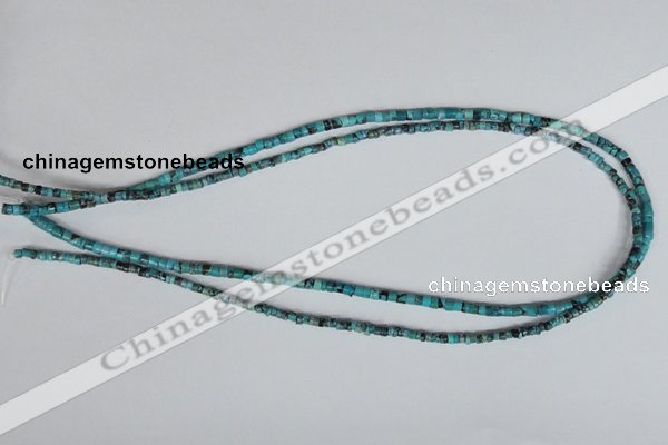 CNT18 16 inches 2-3mm heishi natural turquoise beads wholesale