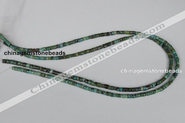 CNT19 16 inches 2-4mm heishi natural turquoise beads wholesale