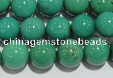 CNT209 15.5 inches 10mm round natural turquoise beads wholesale