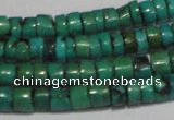 CNT219 15.5 inches 3*4mm – 4*5mm heishi natural turquoise beads