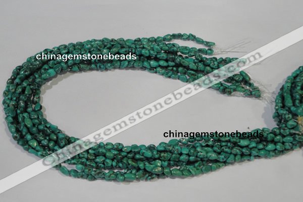 CNT241 15.5 inches 4*5mm - 5*8mm nuggets natural turquoise beads