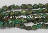 CNT242 15.5 inches 5*6mm - 6*10mm nuggets natural turquoise beads