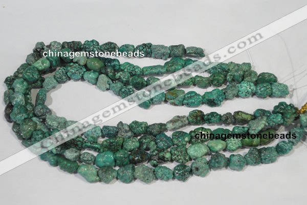 CNT247 15.5 inches 8*10mm - 13*18mm nuggets natural turquoise beads