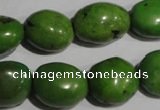 CNT255 15.5 inches 15*17mm nuggets natural turquoise beads wholesale