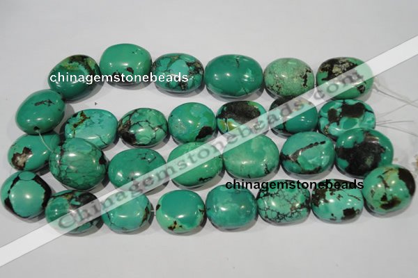 CNT269 15.5 inches 20*22mm - 26*30mm nuggets natural turquoise beads