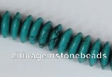 CNT27 16 inches 6*15mm rondelle natural turquoise beads wholesale