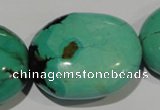 CNT270 15.5 inches 26*32mm - 30*40mm nuggets natural turquoise beads