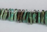 CNT30 16 inches multi-size natural turquoise chip beads wholesale