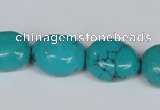 CNT34 16 inches 15*18mm nugget natural turquoise beads wholesale