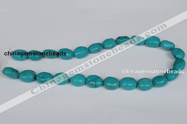 CNT34 16 inches 15*18mm nugget natural turquoise beads wholesale