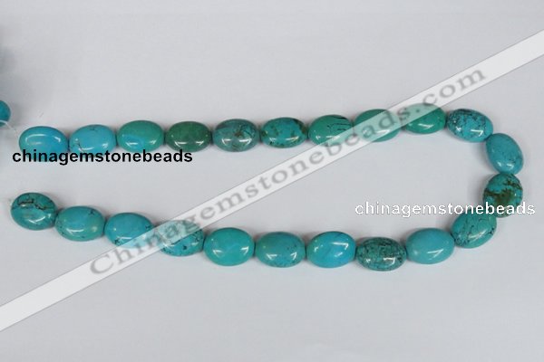 CNT35 16 inches 15*20mm oval natural turquoise beads wholesale