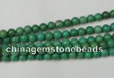 CNT350 15.5 inches 4mm round turquoise beads wholesale