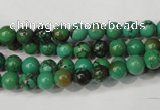 CNT351 15.5 inches 6mm round turquoise beads wholesale