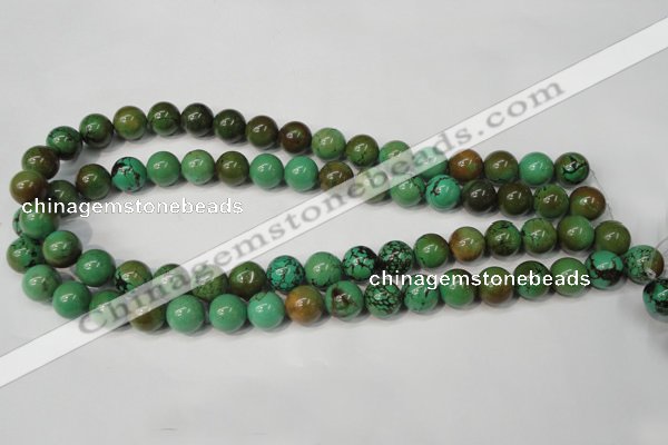 CNT354 15.5 inches 12mm round turquoise beads wholesale