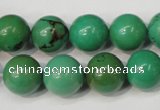 CNT355 15.5 inches 14mm round turquoise beads wholesale