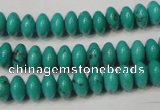 CNT361 15.5 inches 5*8mm rondelle turquoise beads wholesale