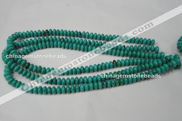 CNT361 15.5 inches 5*8mm rondelle turquoise beads wholesale