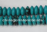 CNT364 15.5 inches 5*12mm rondelle turquoise beads wholesale