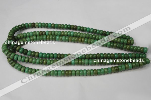 CNT365 15.5 inches 5*8mm rondelle turquoise beads wholesale