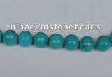 CNT38 16 inches 3mm round turquoise beads wholesale