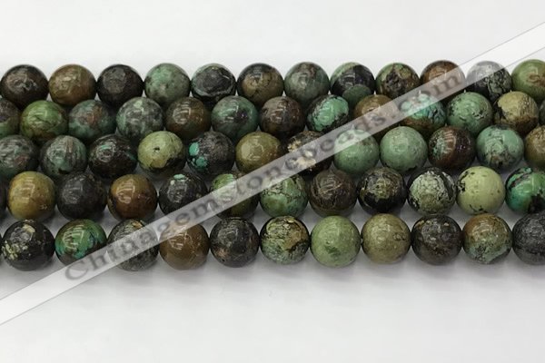 CNT412 15.5 inches 10mm round natural turquoise beads wholesale