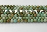 CNT416 15.5 inches 6mm round mongolian turquoise beads wholesale