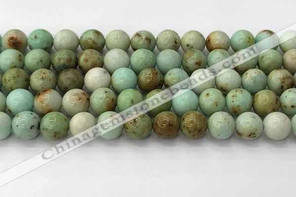 CNT418 15.5 inches 10mm round mongolian turquoise beads wholesale