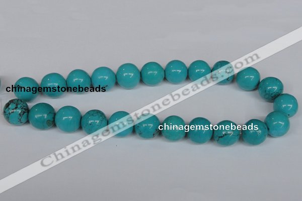 CNT42 16 inches 10mm round turquoise beads wholesale