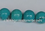 CNT45 16 inches 16mm round turquoise beads wholesale