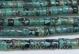 CNT522 15.5 inches 3mm - 3.5mm heishi turquoise gemstone beads