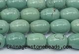 CNT565 15.5 inches 6*8mm teardrop turquoise gemstone beads