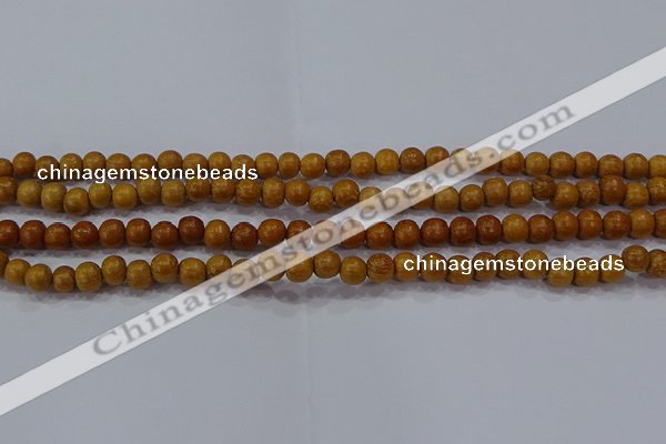 CNW02 15.5 inches 6mm round nangka wood beads wholesale