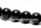 COB02 15 inches 8mm round black obsidian gemstone beads wholesale