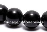 COB04 16 inches 12mm round black obsidian gemstone beads wholesale